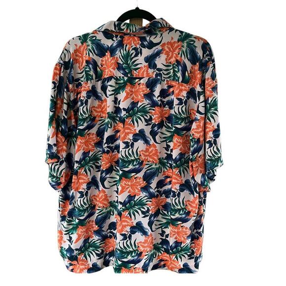 Izod Club International Tour Men's Vintage Hawaiian Button Down Shirt Size L - Picture 2 of 7